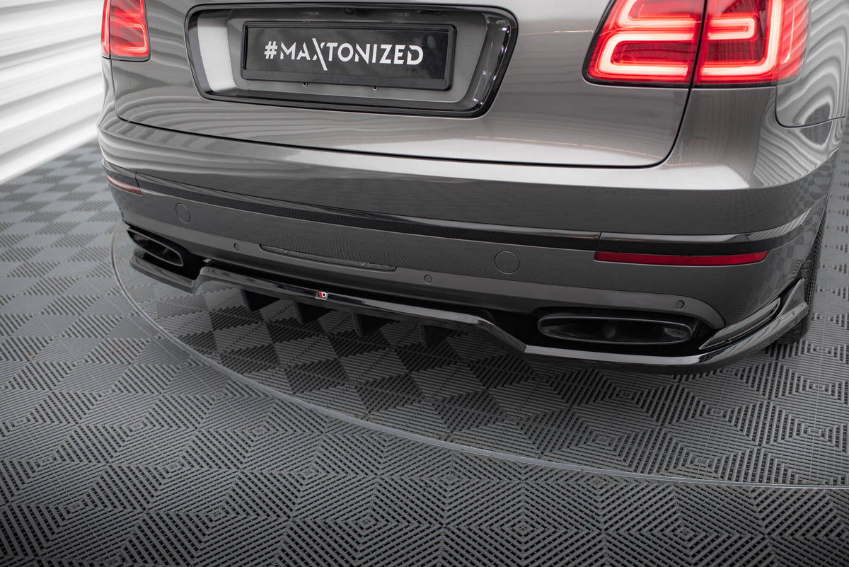 Street+ Mittlerer Diffusor RACE passend für Bentley Bentayga Mk1 schwarz Hochglanz – Ansicht 3