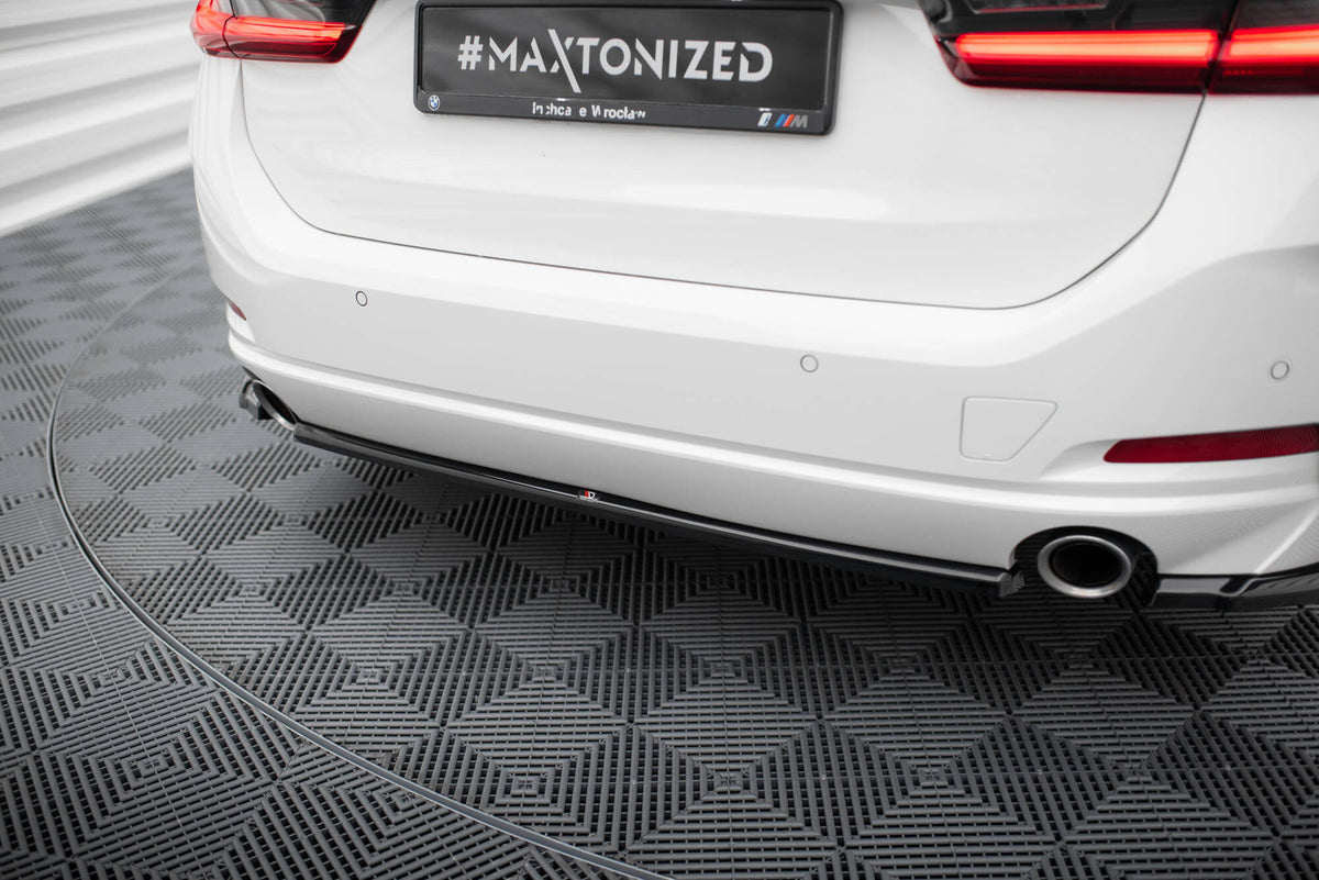 Heckansatz BMW 3er Limousine / Touring G20 / G21 Facelift schwarz Hochglanz – Ansicht 3