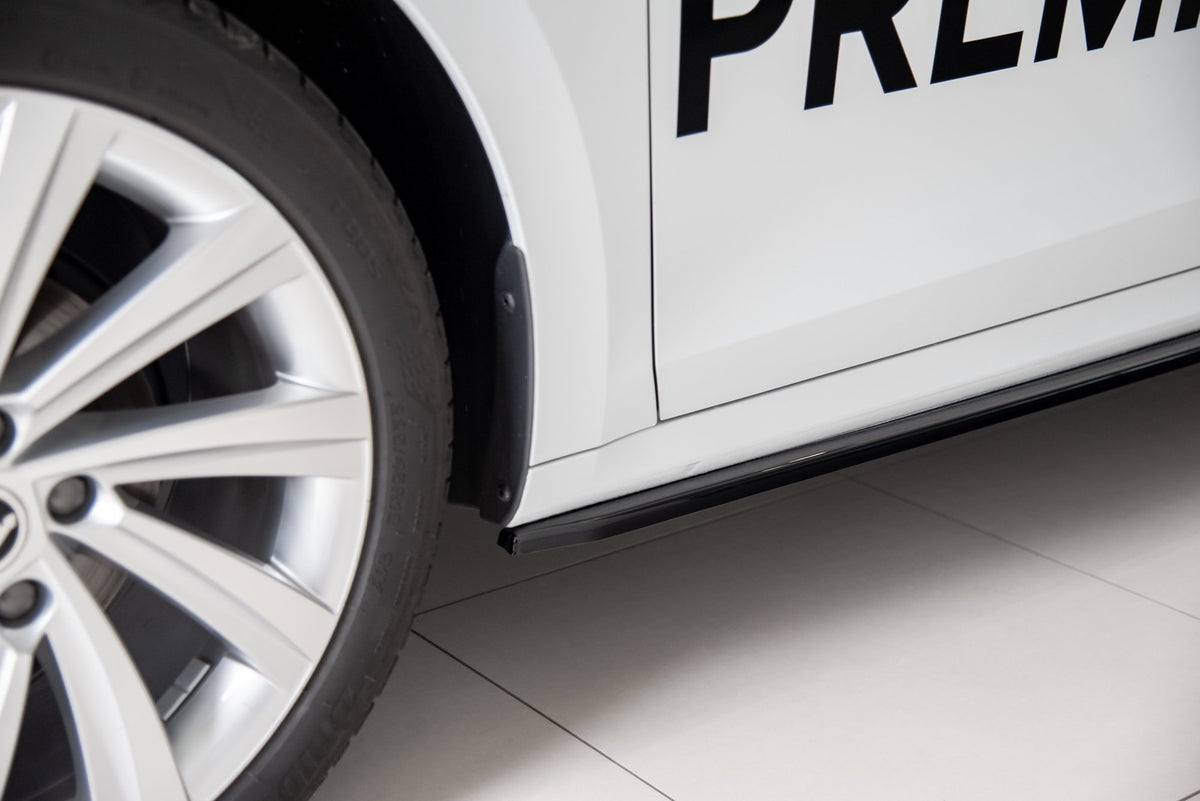 Street+ Seitenschweller Leisten V.2 passend für Skoda Octavia Mk4  schwarz Hochglanz – Ansicht 6