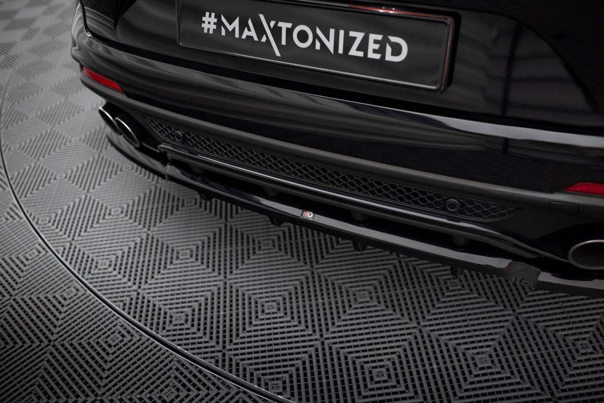 Street+ Mittlerer Diffusor RACE passend für Alfa Romeo Stelvio Quadrifoglio Mk1 schwarz Hochglanz – Ansicht 5