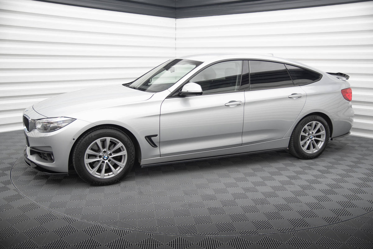 Street+ Seitenschweller Leisten passend für BMW 3er GT F34 schwarz Hochglanz – Ansicht 1