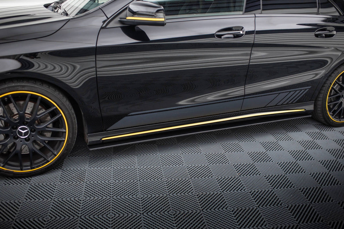 Street Pro Street+ Seitenschweller Leisten passend für Mercedes-AMG CLA 45 C117 Facelift – Ansicht 3