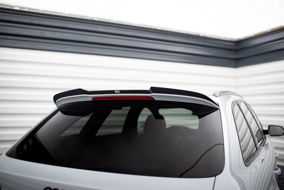 Heckspoiler Lippe Audi A4 Competition Avant B8 Facelift schwarz Hochglanz – Ansicht 3