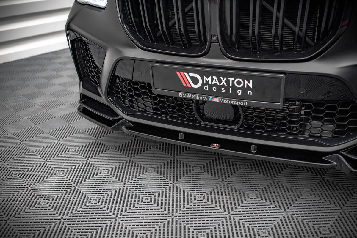 Street+ Spoilerlippe Front Ansatz V.1 passend für BMW  X5M F95 schwarz Hochglanz – Ansicht 4