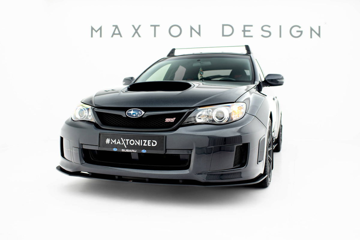 Street Pro Street+ Spoilerlippe Front Ansatz passend für Subaru Impreza WRX STI Mk3 Facelift – Ansicht 3
