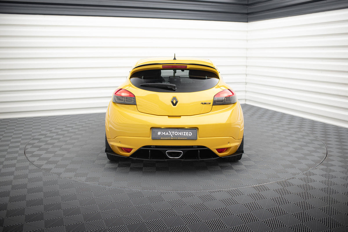 Diffusor Heck Ansatz passend für Heckschürze passend für RENAULT MEGANE MK3 RS – Ansicht 1