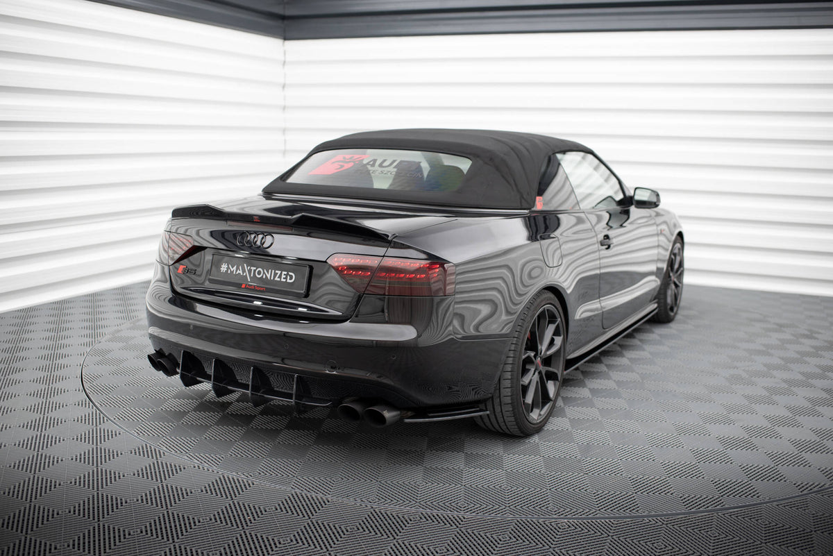 Street Pro Heck Ansatz Flaps Diffusor passend für Audi S5 / A5 S-Line Coupe / Cabriolet 8T – Ansicht 1