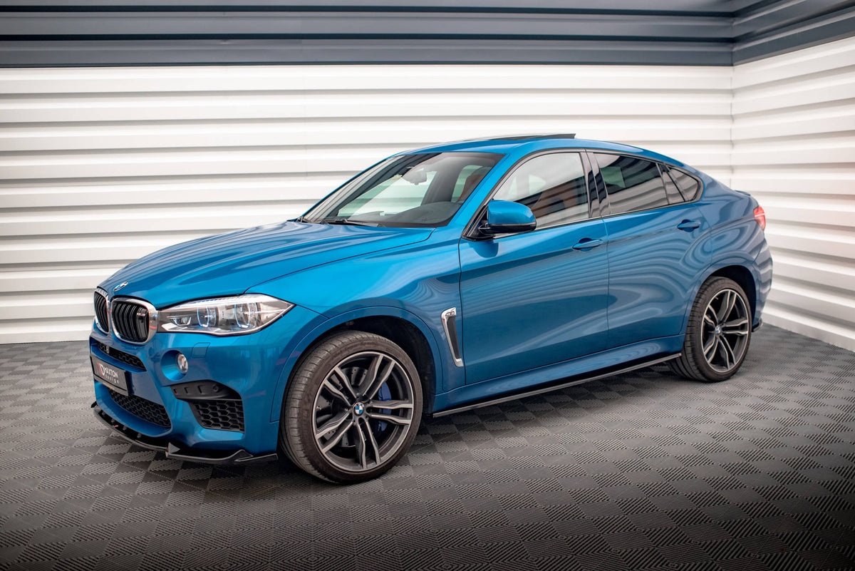 Street+ Seitenschweller Leisten passend für BMW X6 M F86 schwarz Hochglanz – Ansicht 4