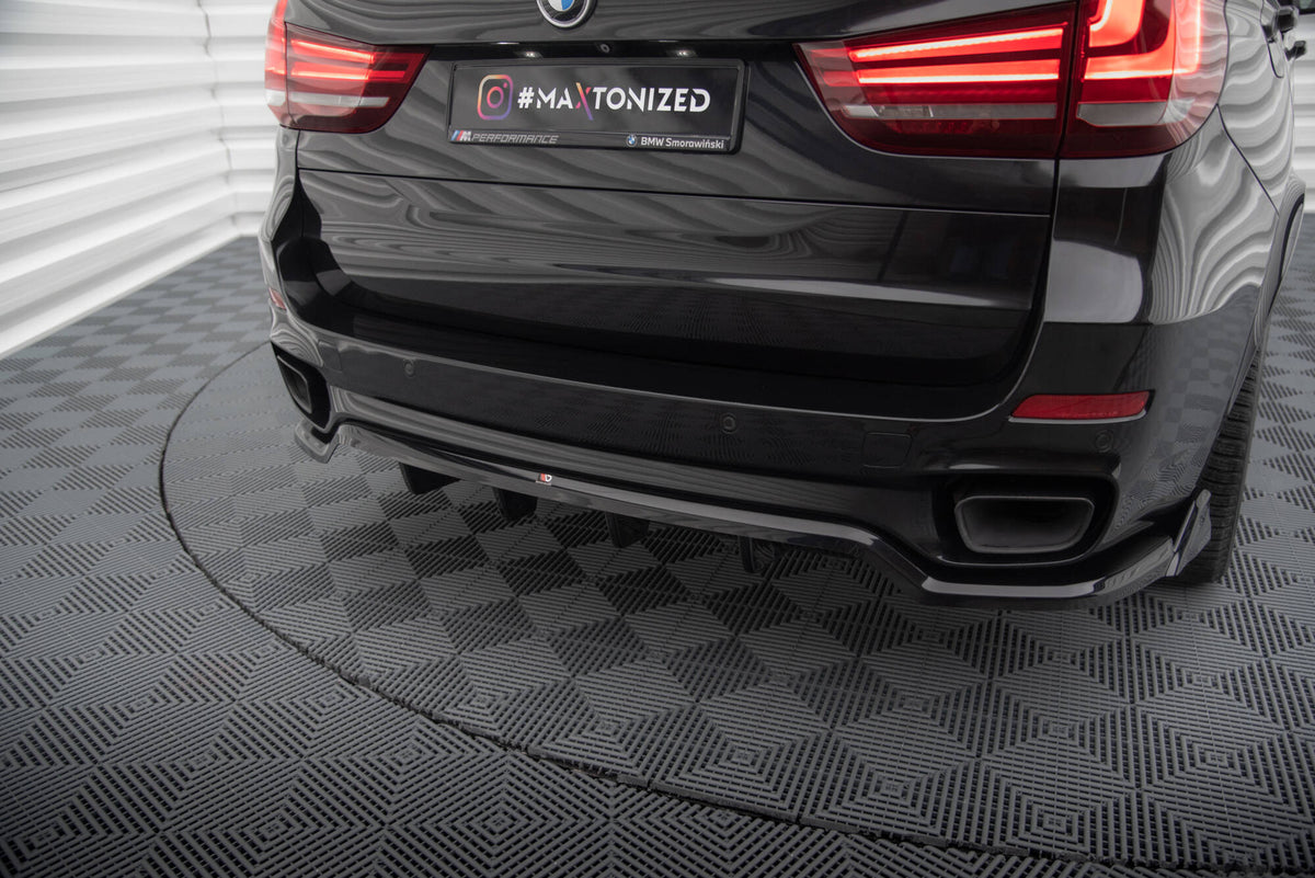 Street+ Mittlerer Diffusor RACE passend für BMW X5 M-Paket F15 schwarz Hochglanz – Ansicht 5