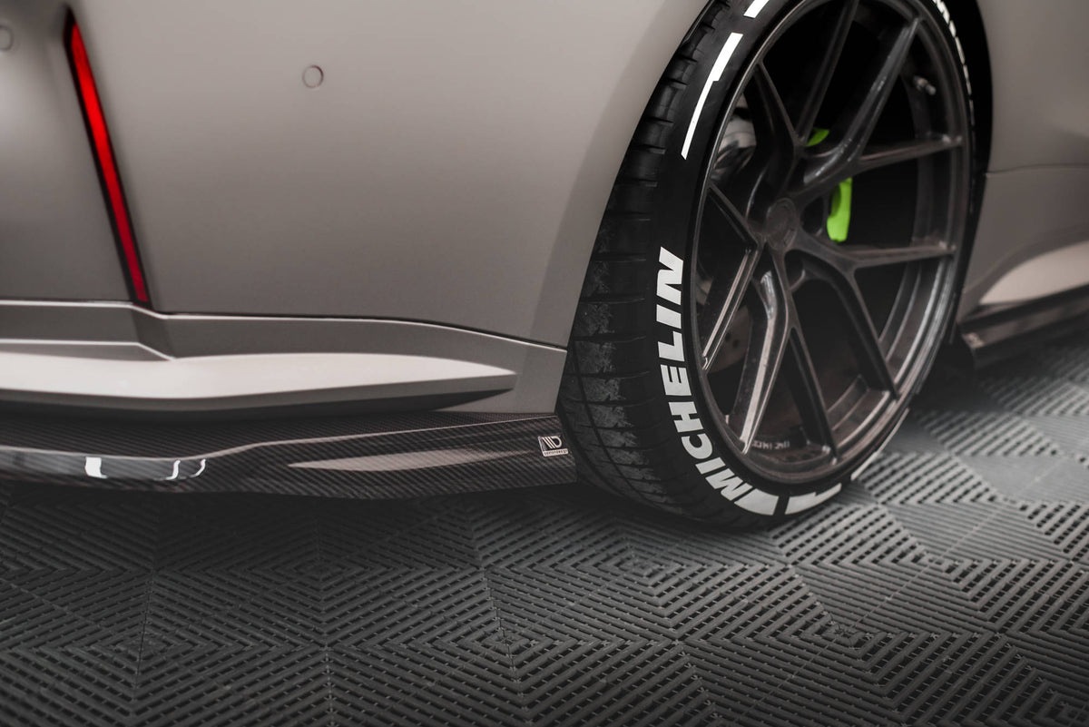 Prepreg Carbon Fiber Heck Ansatz Flaps Diffusor passend für BMW M4 G82 / G82 Facelift – Ansicht 9