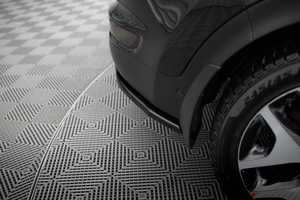 Heck Ansatz Flaps Diffusor passend für KIA SPORTAGE mk4 GT-Line schwarz Hochglanz – Ansicht 1