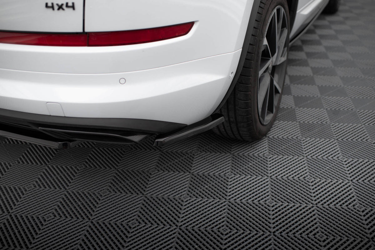 Heck Ansatz Flaps Diffusor passend für Skoda Kodiaq RS Mk1 / Mk1 Facelift schwarz Hochglanz – Ansicht 3