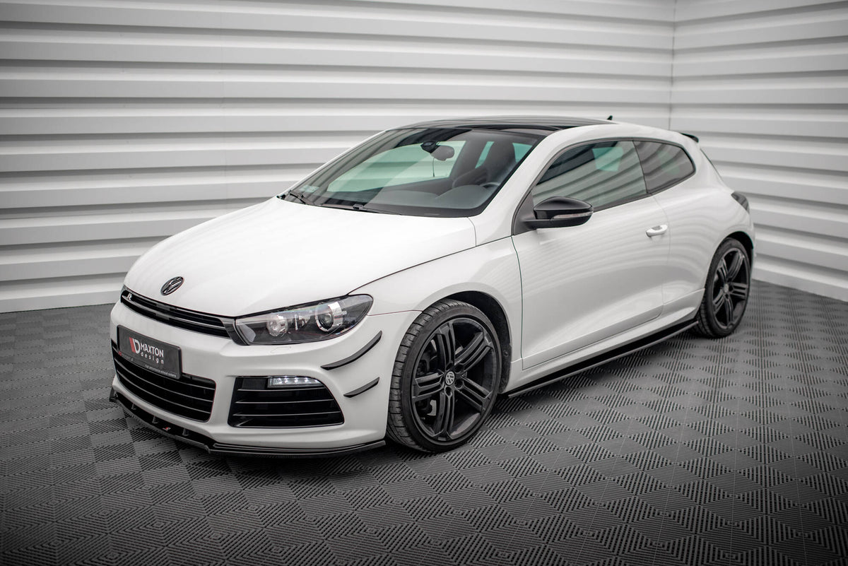 Street+ Seitenschweller Leisten passend für VW Scirocco R Mk3 / Mk3 Facelift schwarz Hochglanz – Ansicht 3