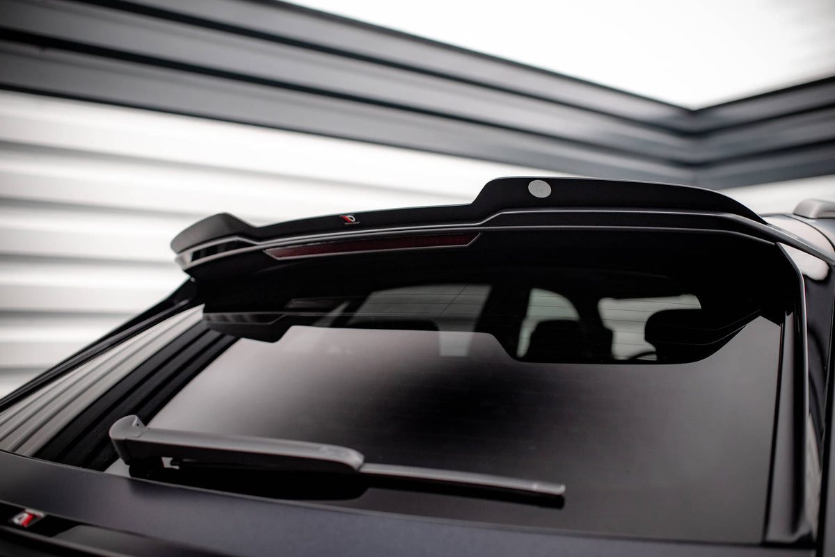 Höher Heckspoiler Lippe Audi RSQ8 Mk1 Facelift schwarz Hochglanz – Ansicht 1