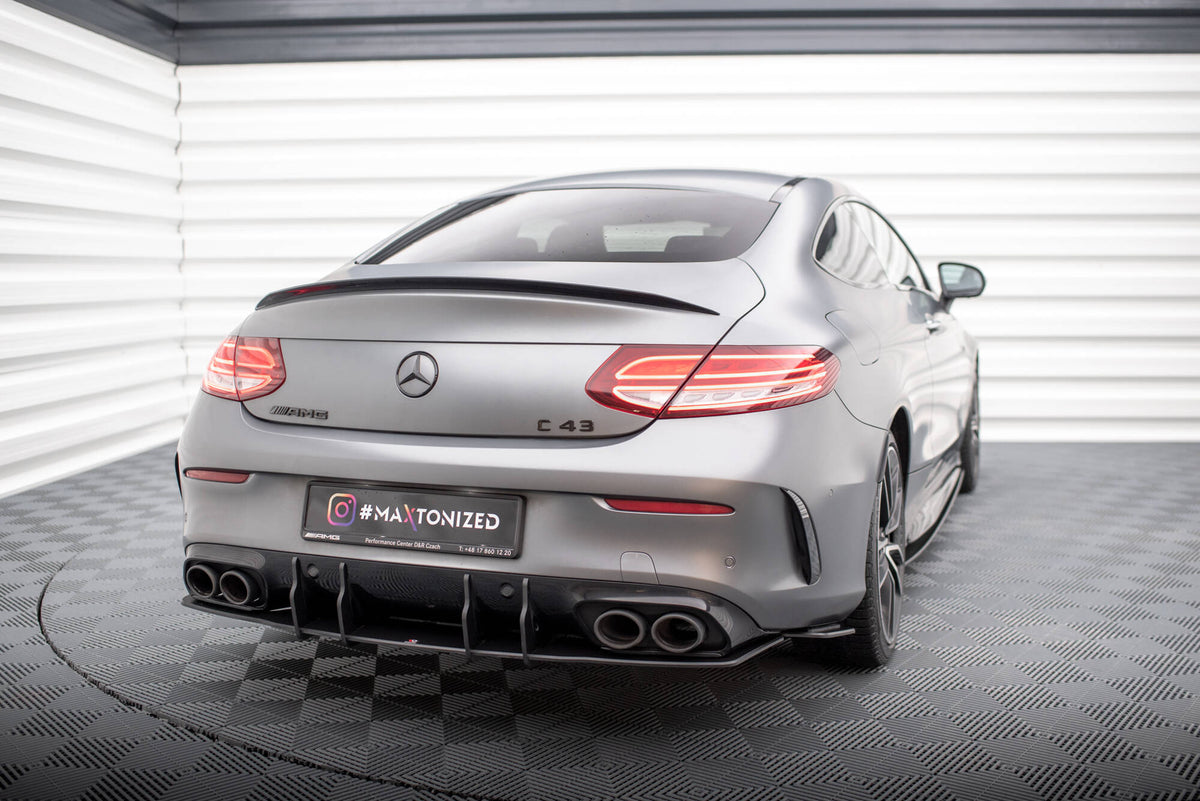 Street Pro Heckschürze passend für Mercedes-AMG C43 Coupe / Cabrio C205  Facelift / A205 Facelift – Ansicht 4