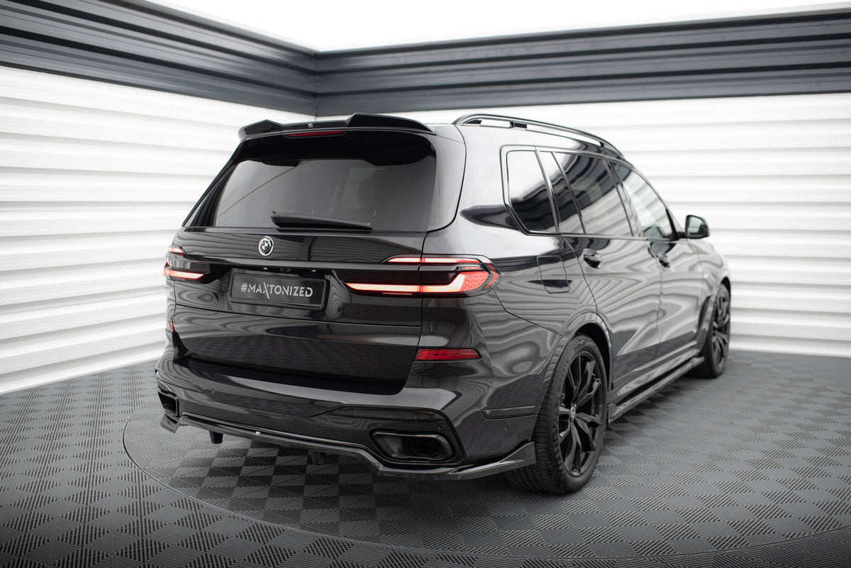 Heckspoiler Lippe 3D BMW X7 M-Paket G07  schwarz Hochglanz – Ansicht 4