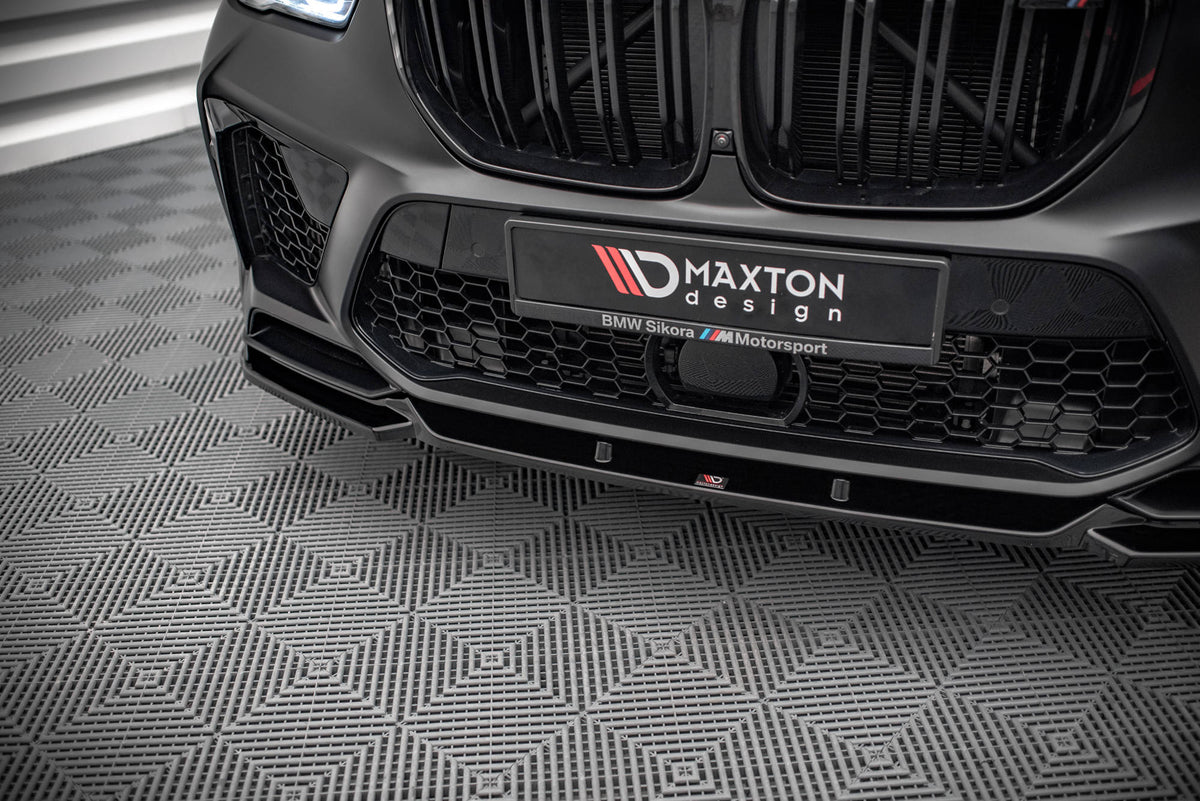 Street+ Spoilerlippe Front Ansatz V.2 passend für BMW  X5M F95 schwarz Hochglanz – Ansicht 4