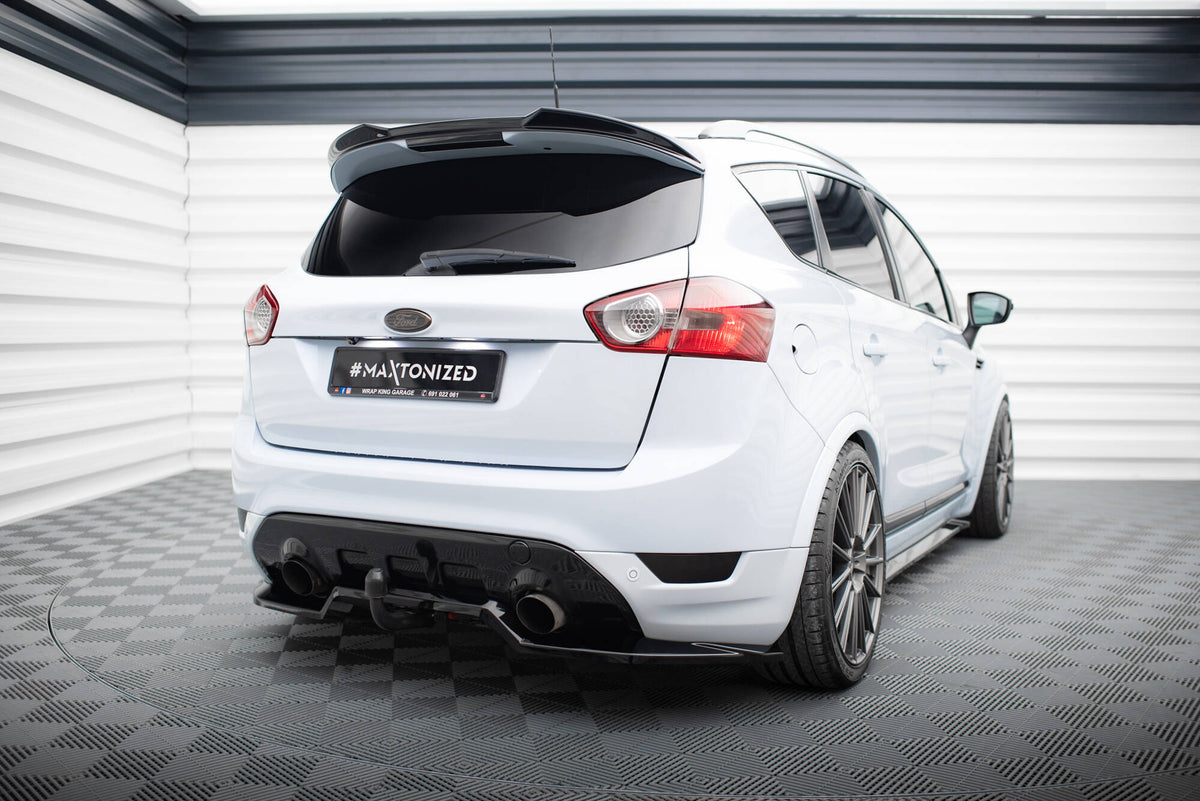 Street+ Mittlerer Diffusor RACE passend für Ford Kuga ST Mk1 schwarz Hochglanz – Ansicht 3