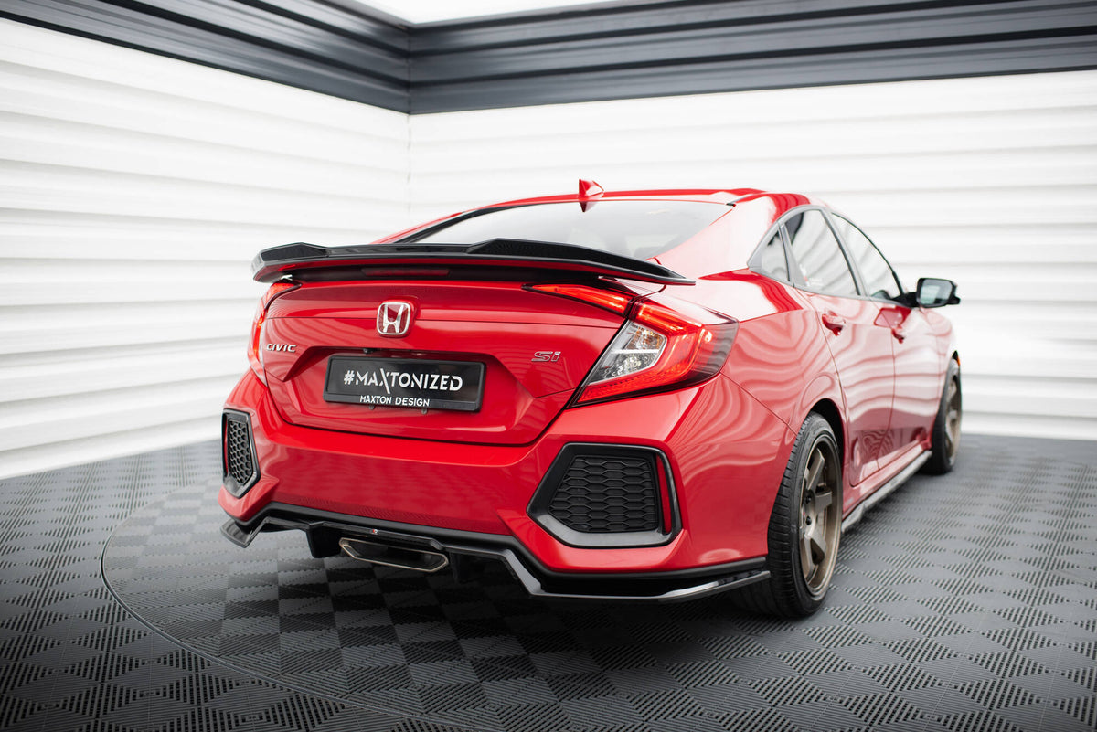 Heckspoiler Lippe 3D Honda Civic SI Mk10 schwarz Hochglanz – Ansicht 1