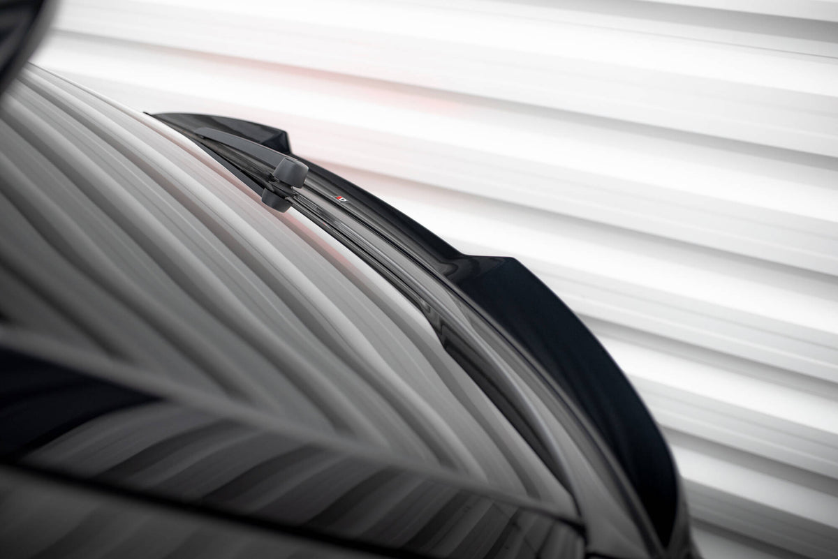 Niedriger Heckspoiler Lippe 3D Bentley Bentayga Mk1  schwarz Hochglanz – Ansicht 3