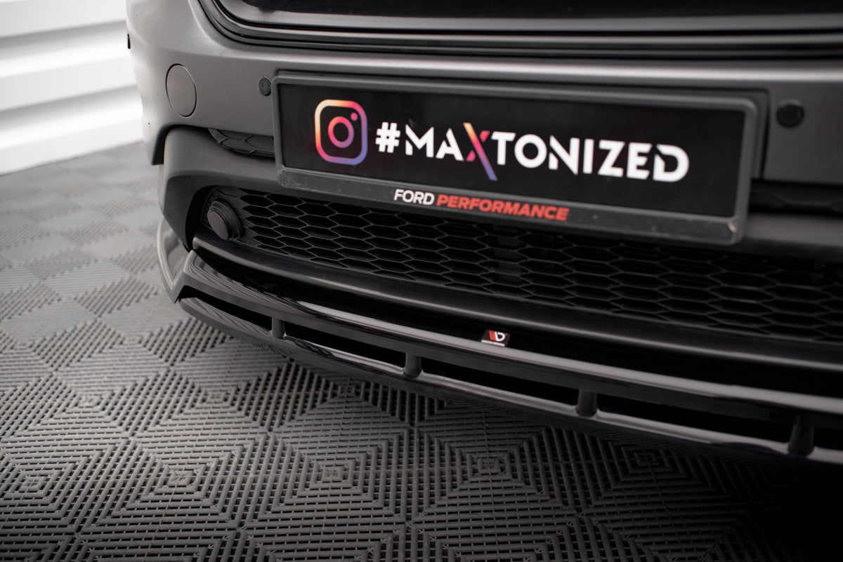 Street+ Spoilerlippe Front Ansatz passend für Ford Edge Mk2 schwarz Hochglanz – Ansicht 5