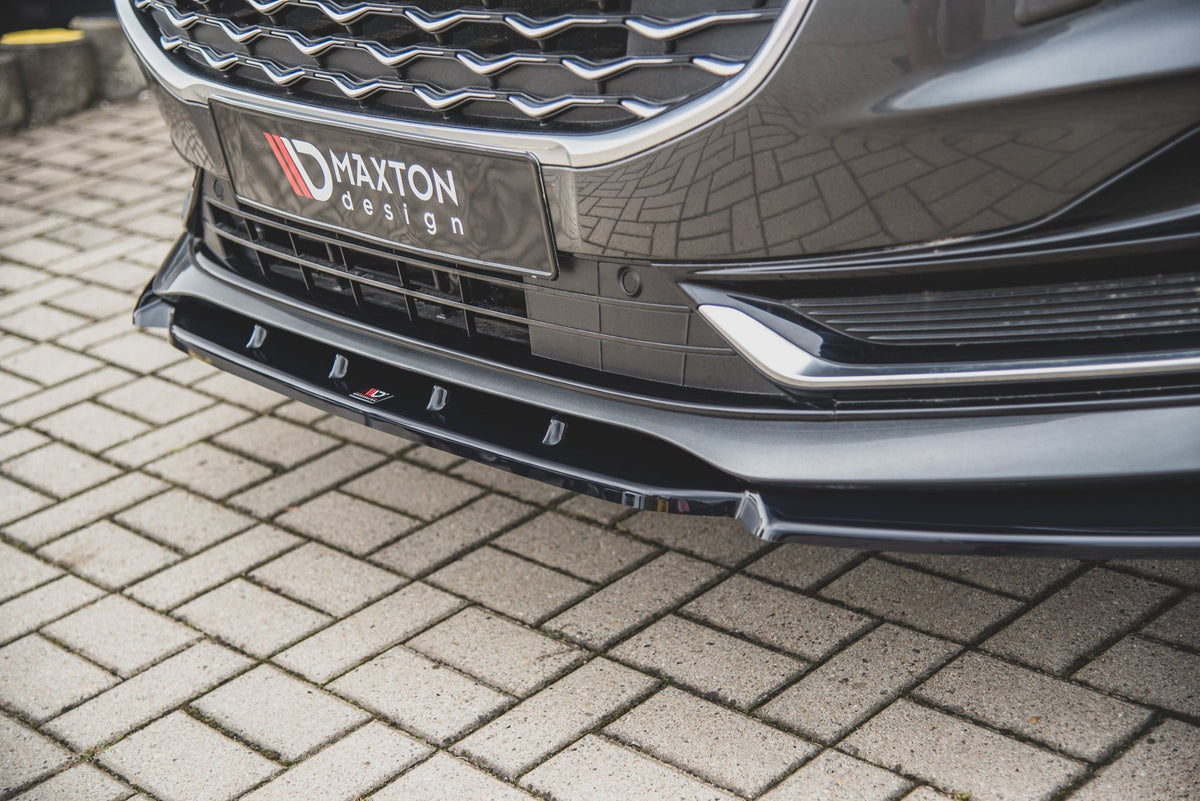 Street+ Spoilerlippe Front Ansatz passend für Ford S-Max Mk2 Facelift schwarz Hochglanz – Ansicht 6