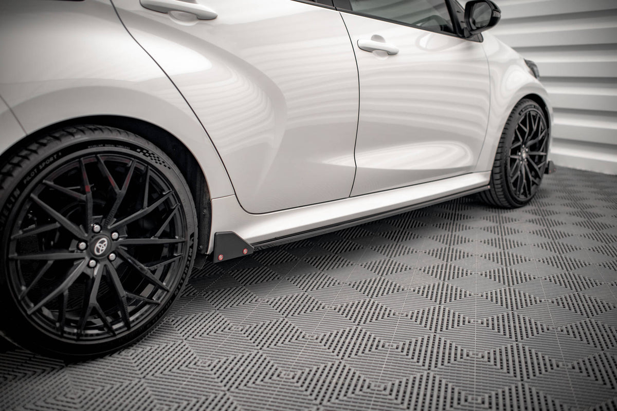 Street+ Seitenschweller Leisten passend für V.1 + Flaps passend für Toyota Yaris Mk4 – Ansicht 1
