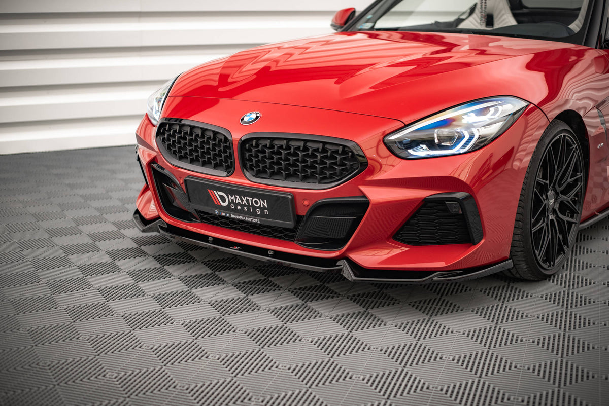 Street+ Spoilerlippe Front Ansatz V.1 passend für BMW Z4 M40i / M-Paket G29 schwarz Hochglanz – Ansicht 3