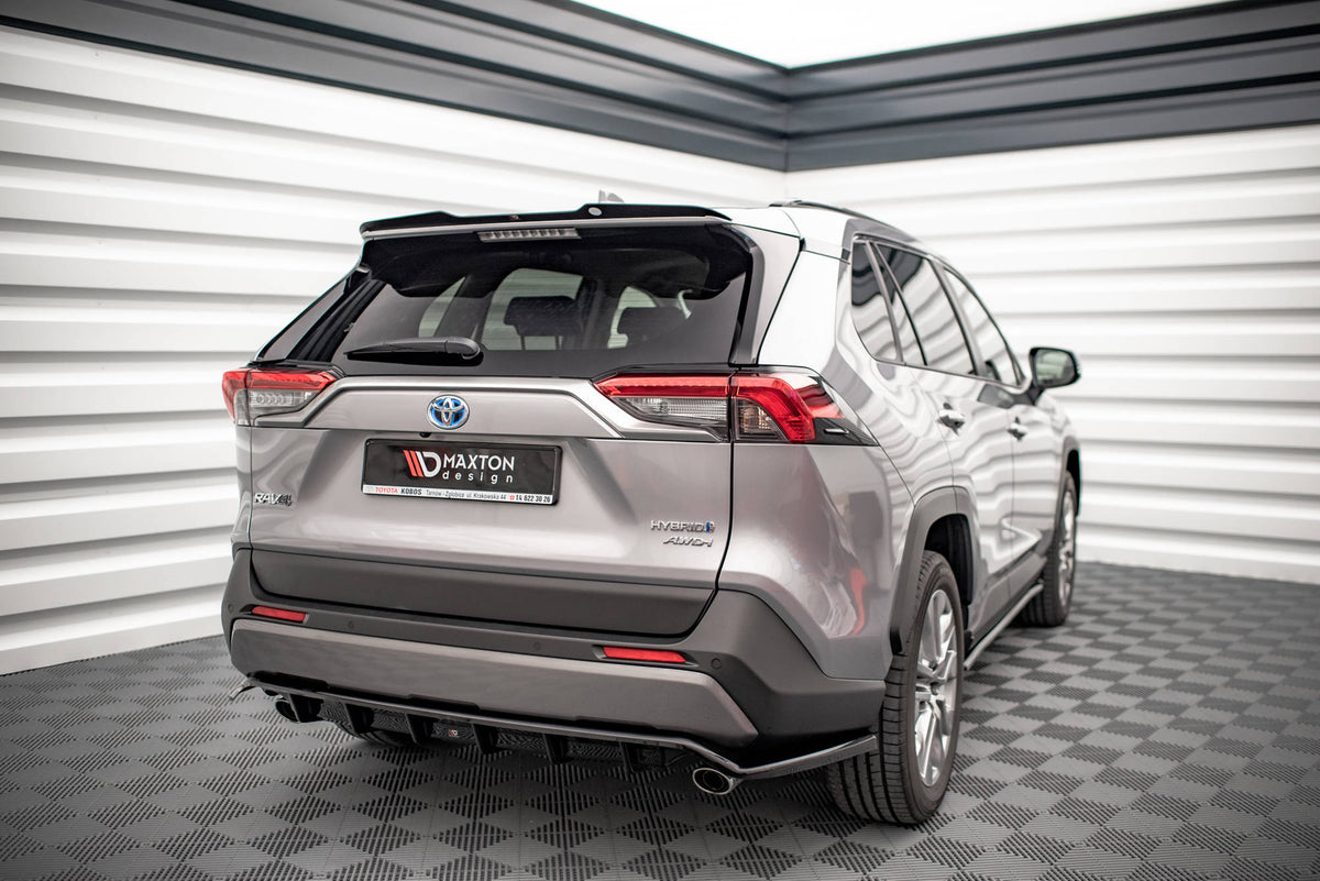 Street+ Mittlerer Diffusor RACE passend für Toyota RAV4 Mk5 schwarz Hochglanz – Ansicht 1