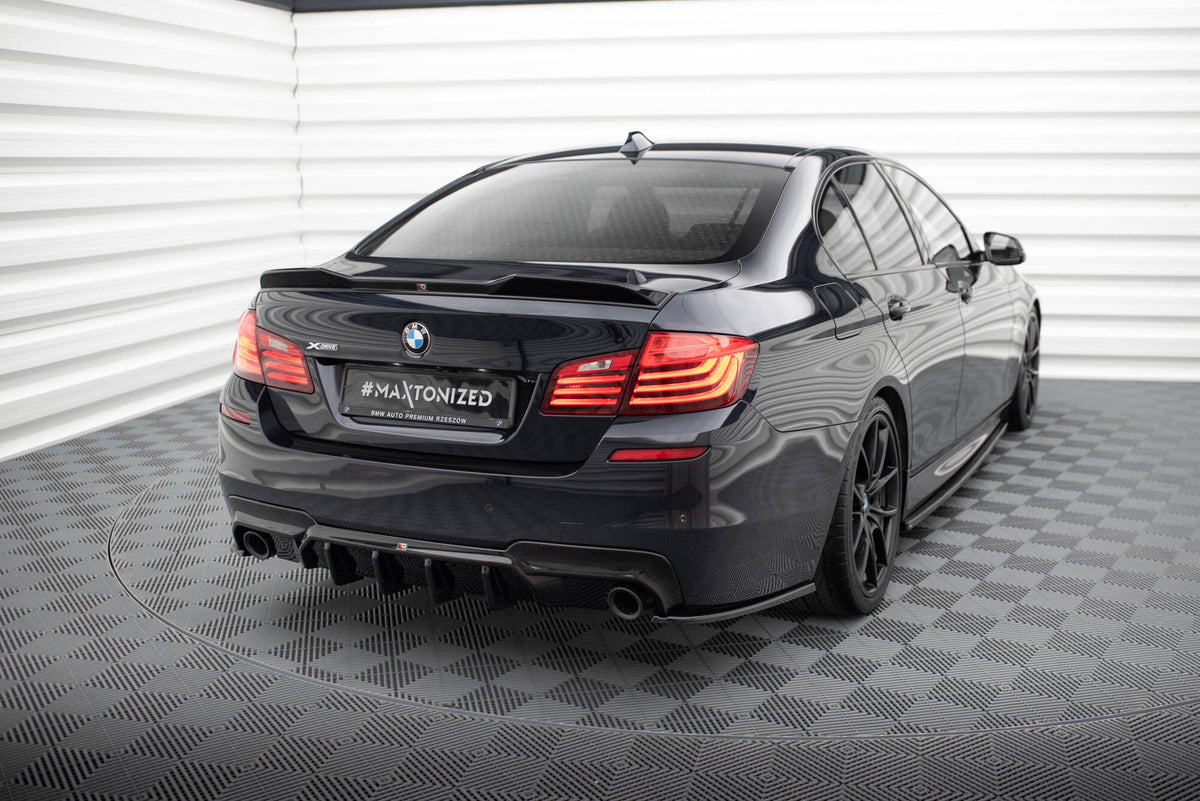 Heckspoiler Lippe 3D BMW 5er M-Paket F10 schwarz Hochglanz – Ansicht 1