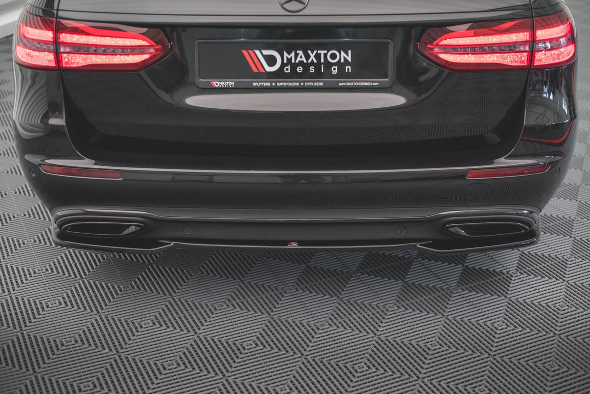 Heckansatz Mercedes-Benz E W213 schwarz Hochglanz – Ansicht 1