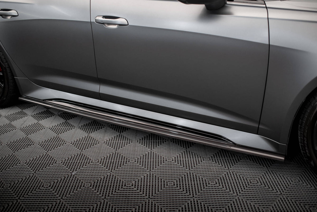 Set of Carbon Fiber Splitters Audi RS6 C8 schwarz matt – Ansicht 8