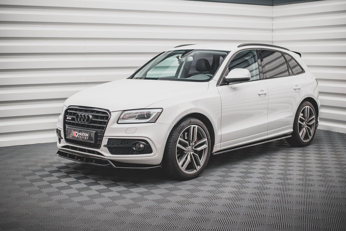 Street+ Seitenschweller Leisten passend für Audi SQ5 / Q5 S-Line Mk1 (8R) schwarz Hochglanz – Ansicht 3