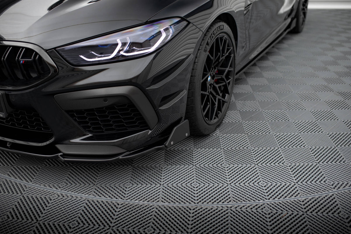 Street+ Spoilerlippe Front Ansatz V.1 + Flaps passend für BMW M8  Gran Coupe F93 / Coupe F92 – Ansicht 5