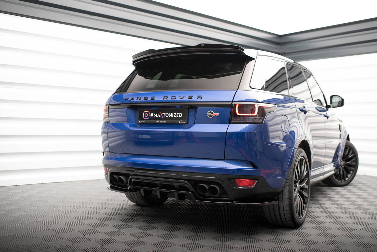 Street+ Mittlerer Diffusor RACE passend für Land Rover Range Rover Sport SVR Mk2 schwarz Hochglanz – Ansicht 5