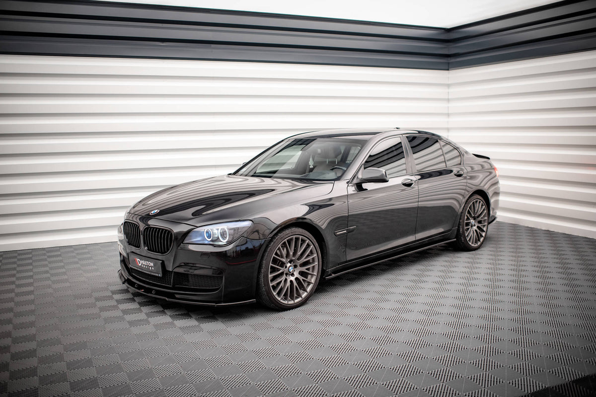 Street+ Seitenschweller Leisten passend für BMW 7 M-Paket F01 schwarz Hochglanz – Ansicht 4