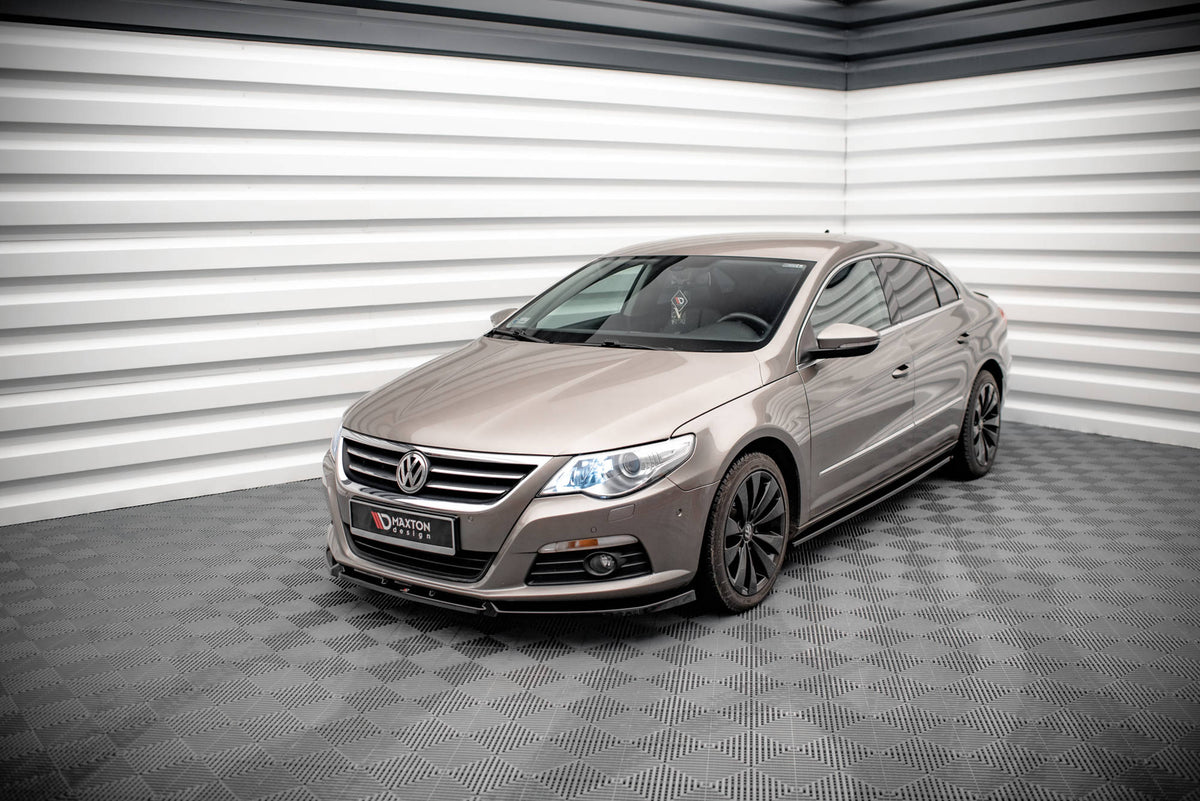 Street+ Seitenschweller Leisten V.2 passend für VW Passat CC schwarz Hochglanz – Ansicht 4