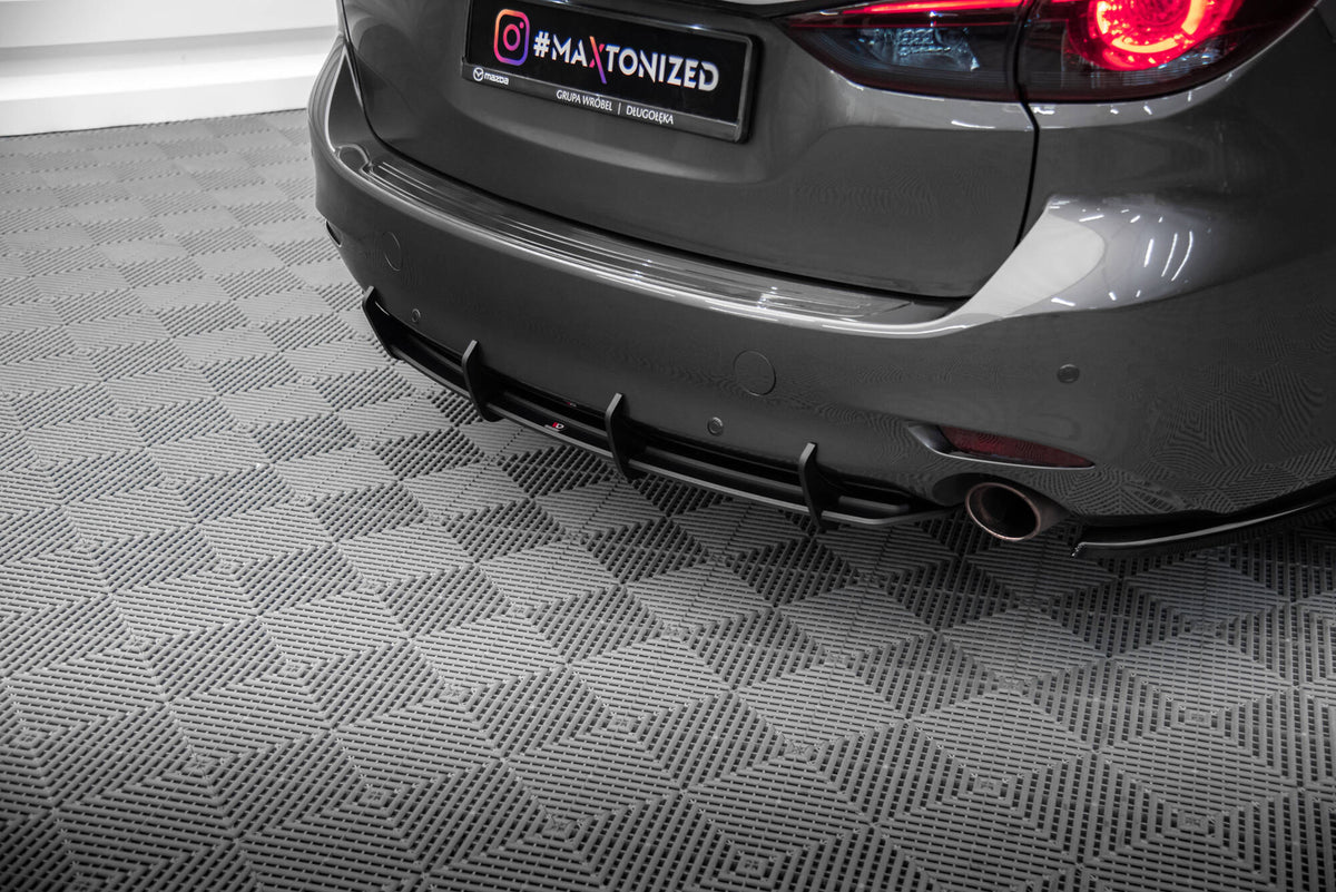 Street Pro Heckschürze passend für Mazda 6 Kombi Mk3 Facelift – Ansicht 3
