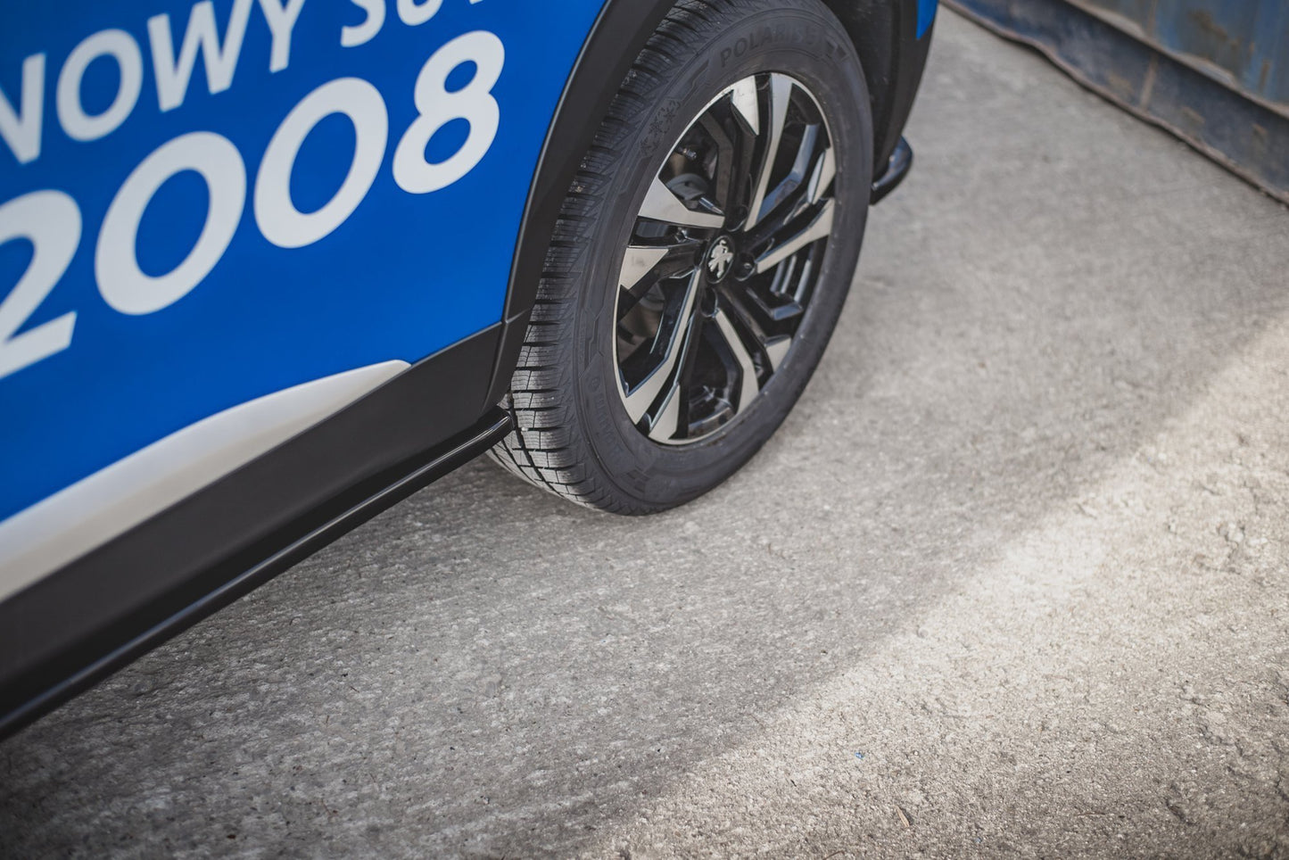 Street+ Seitenschweller Leisten passend für Peugeot 2008 Mk2 schwarz Hochglanz – Ansicht 4