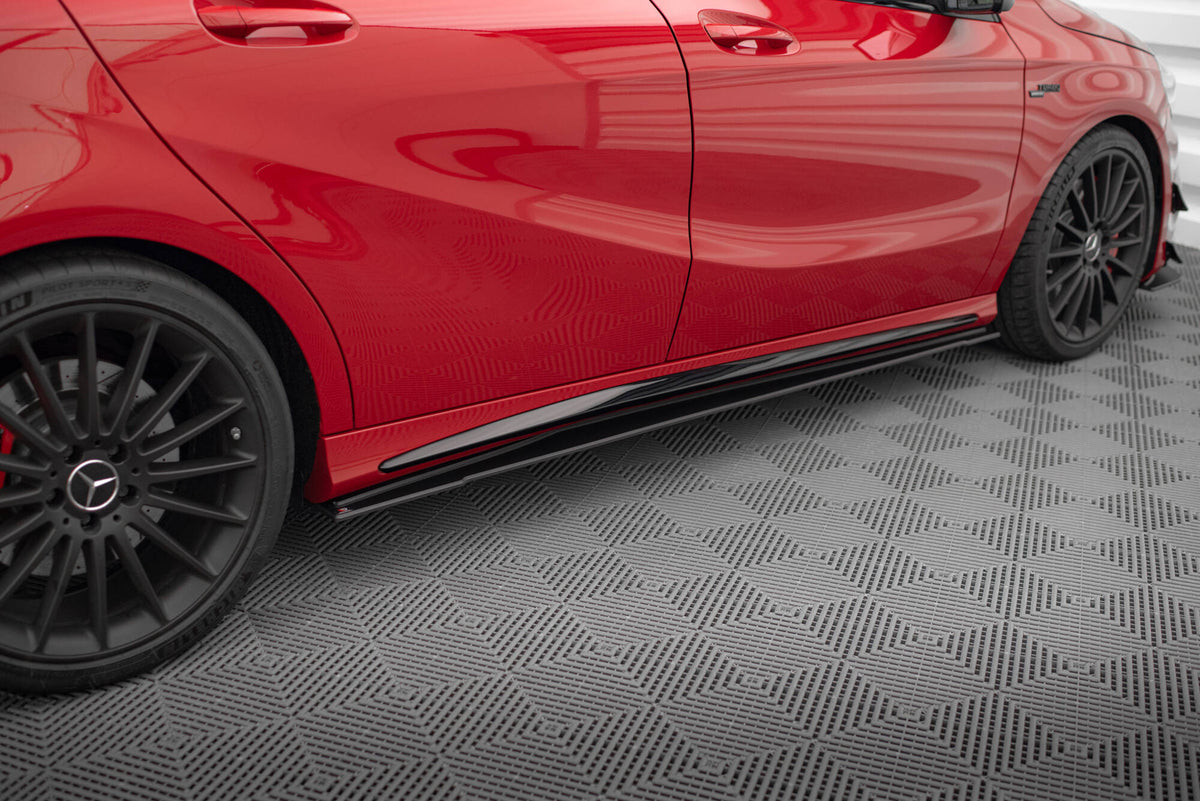 Street Pro Street+ Seitenschweller Leisten passend für Mercedes-Benz A 45 AMG W176 Facelift – Ansicht 5