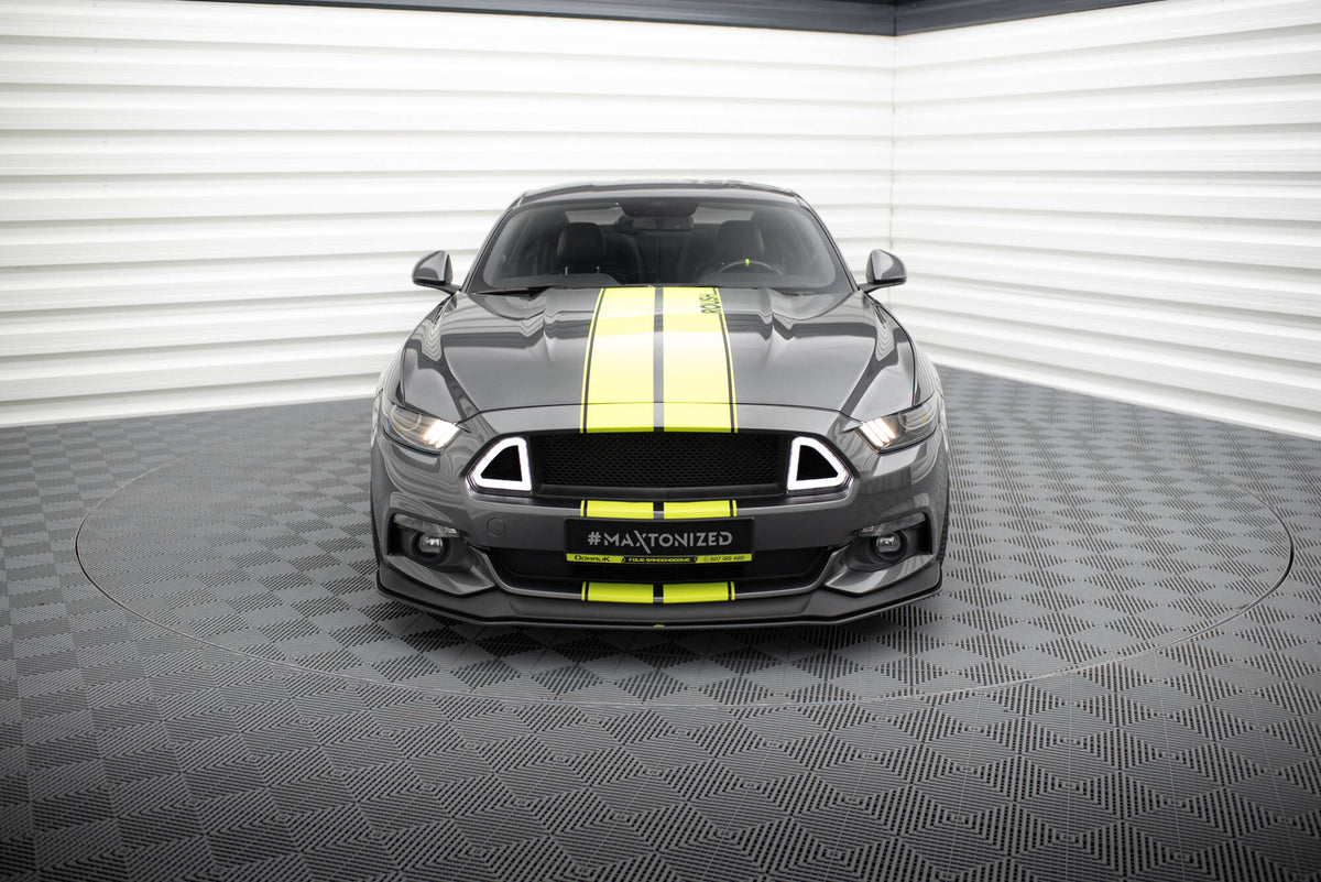 Street Pro Street+ Spoilerlippe Front Ansatz passend für Ford Mustang GT Mk6 – Ansicht 1