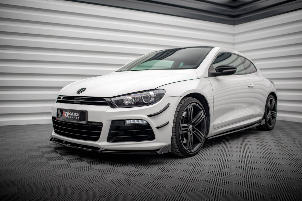 Street+ Spoilerlippe Front Ansatz V.3 + Flaps passend für VW Scirocco R Mk3 – Ansicht 3