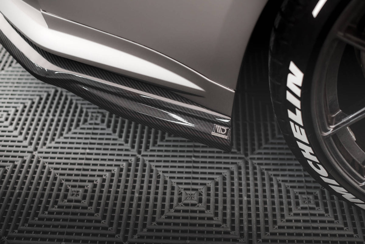 Set of Carbon Fiber Splitters BMW M4 G82 schwarz matt – Ansicht 9