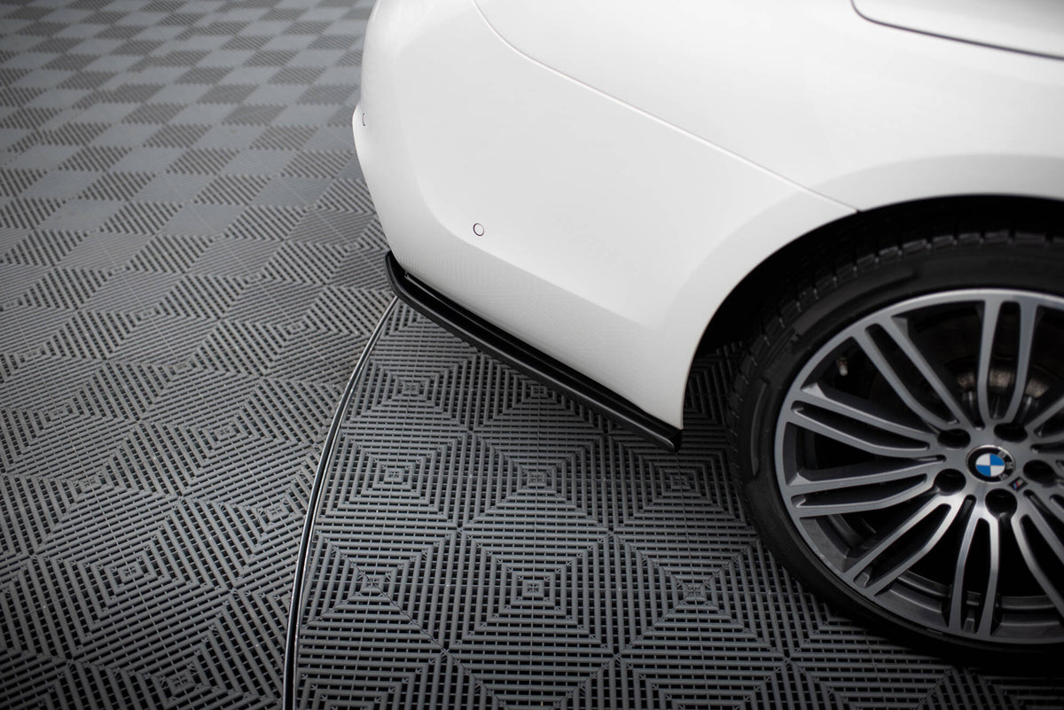 Heck Ansatz Flaps Diffusor passend für BMW 5er G30/ G31 M-Paket schwarz Hochglanz – Ansicht 4
