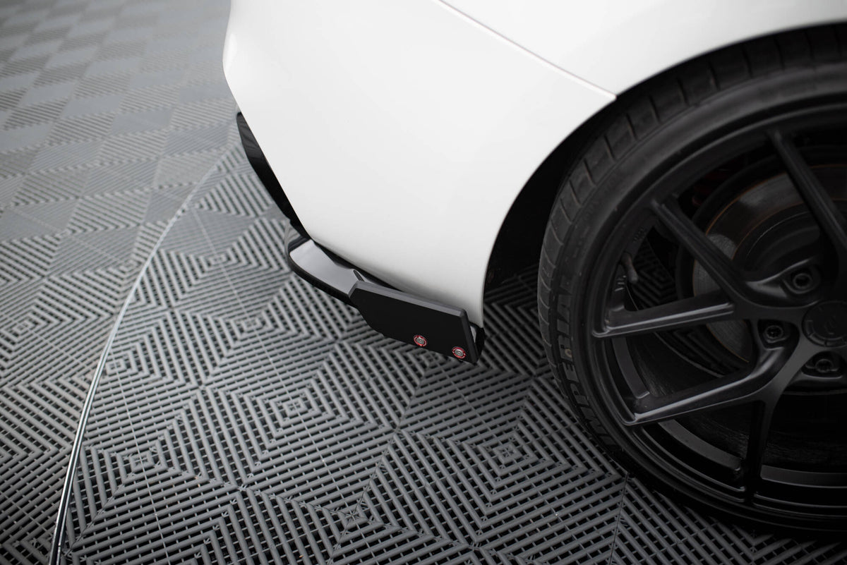 Heck Ansatz Flaps Diffusor V.5 + Flaps passend für (Für heckansatz V.3) BMW 1er M-Paket / M140i F20 Facelift – Ansicht 4