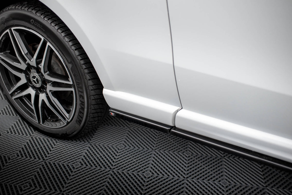 Street+ Seitenschweller Leisten passend für V.1 passend für Mercedes-Benz V-Klasse Extra Long AMG-Line W447  schwarz Hochglanz – Ansicht 7