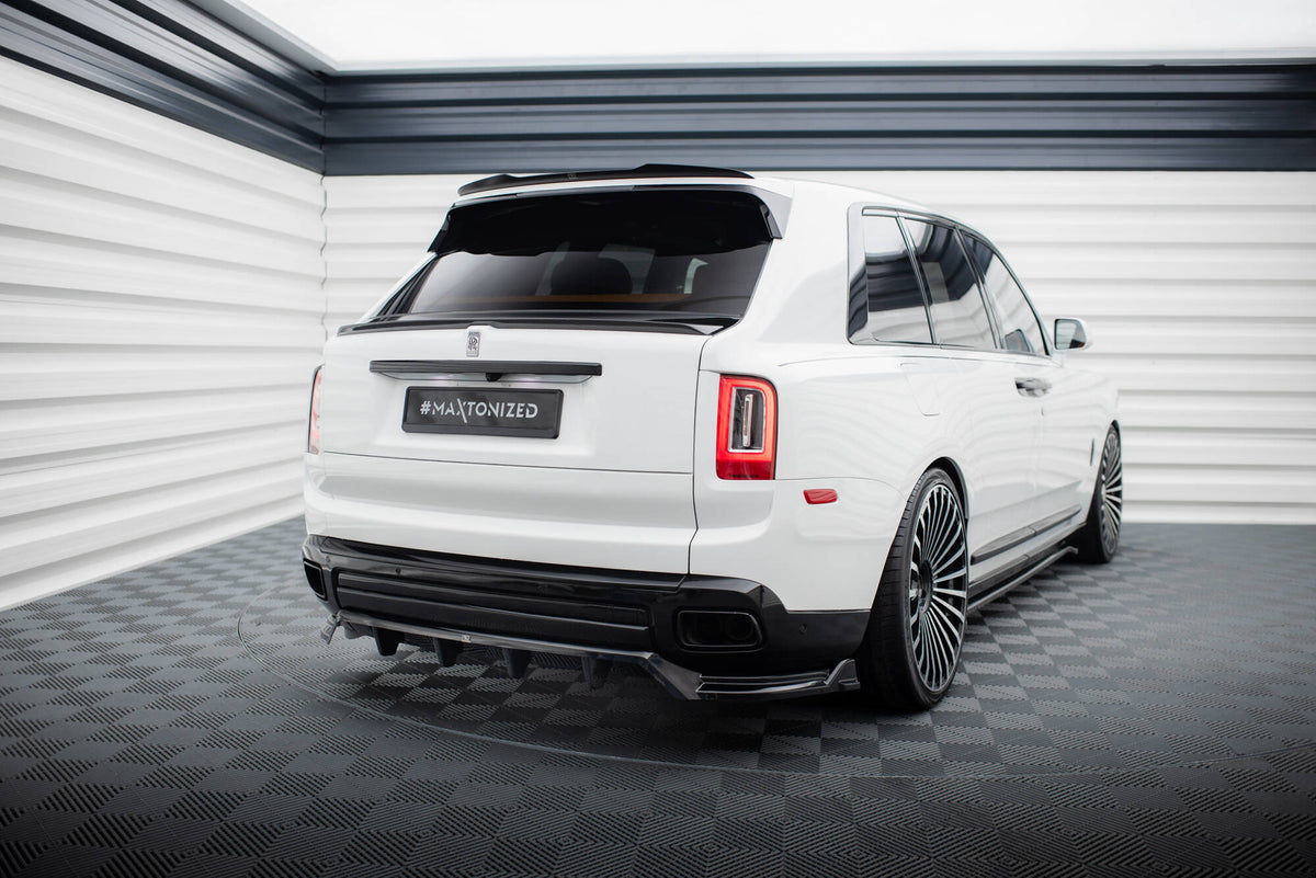 Heckspoiler Lippe Rolls Royce Cullinan schwarz Hochglanz – Ansicht 1