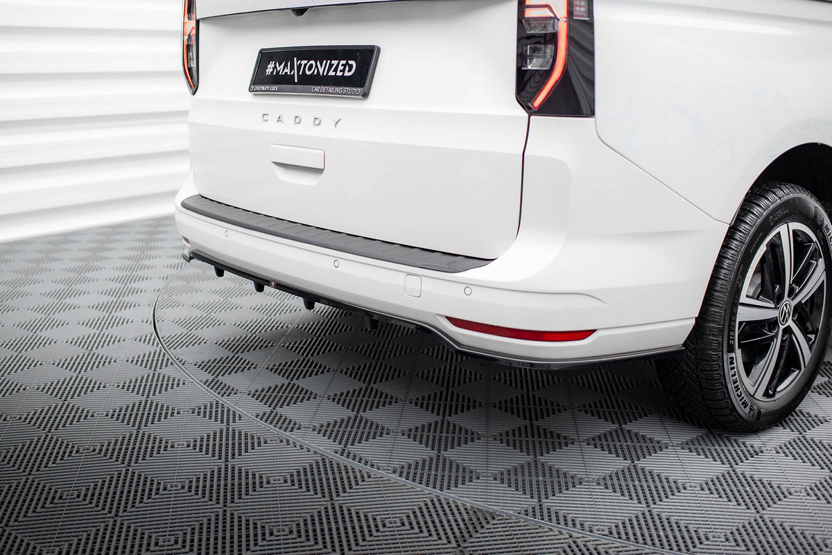 Street+ Mittlerer Diffusor RACE passend für VW Caddy Maxi Mk5 schwarz Hochglanz – Ansicht 3