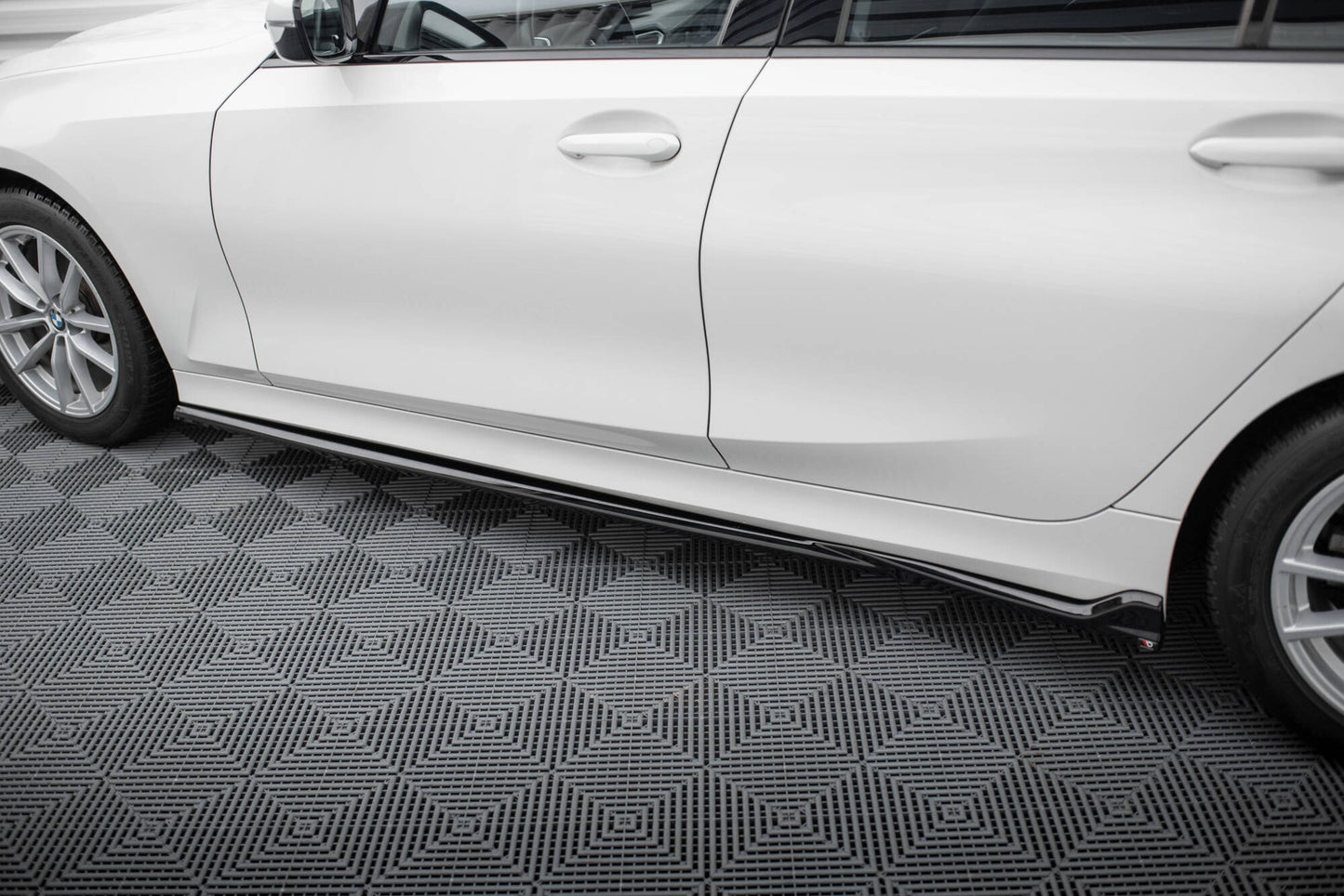 Street+ Seitenschweller Leisten passend für BMW 3er Limousine / Touring G20 / G21 Facelift schwarz Hochglanz – Ansicht 4