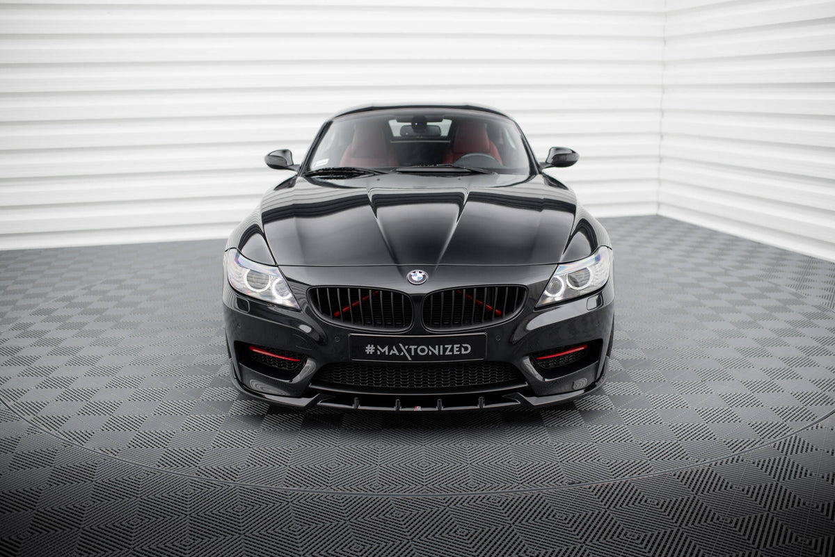Street+ Spoilerlippe Front Ansatz passend für BMW Z4 M-Paket E89 Facelift schwarz Hochglanz – Ansicht 1